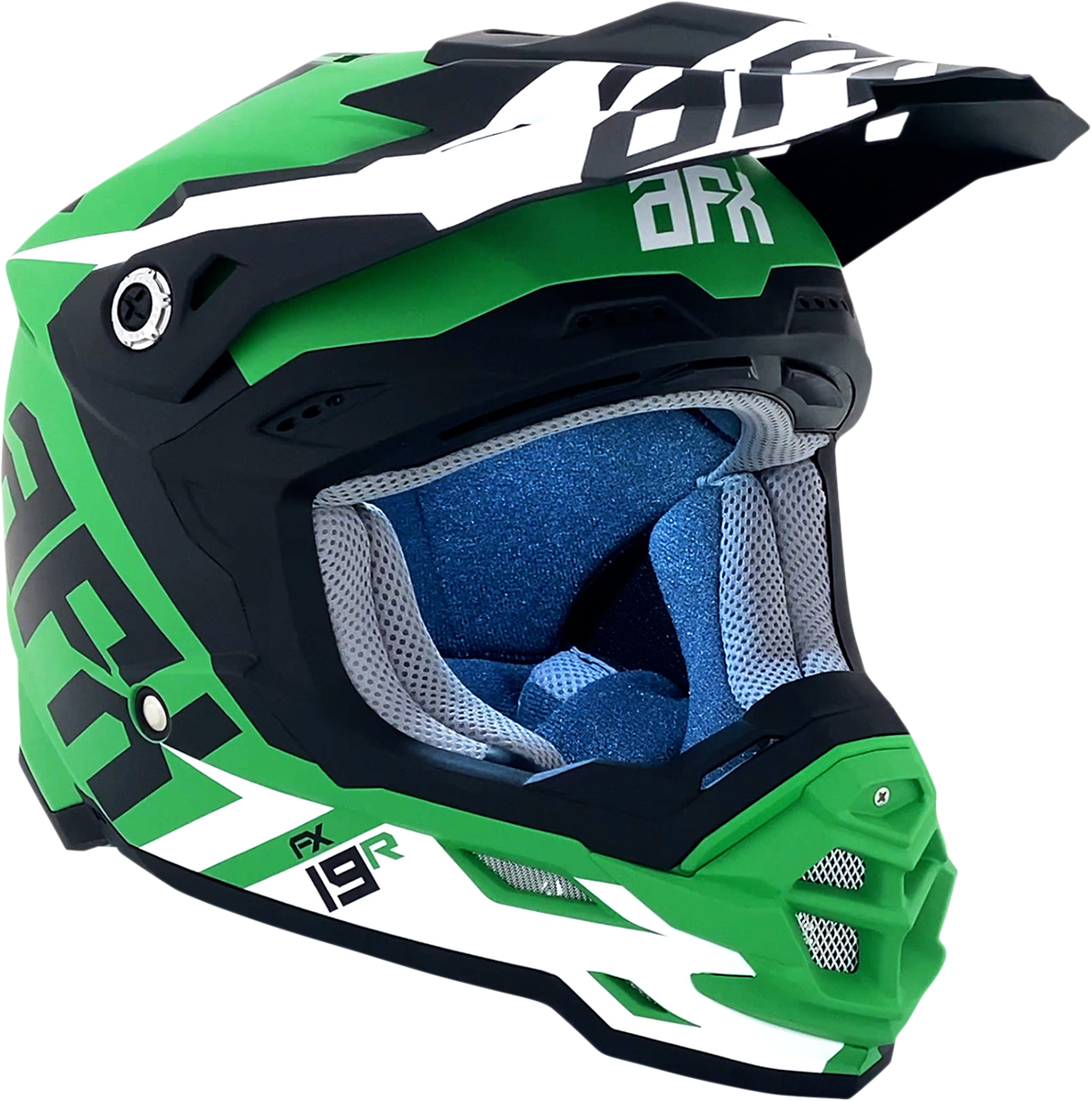 Casco AFX FX-19R - Racing - Verde mate - Grande 0110-7080 
