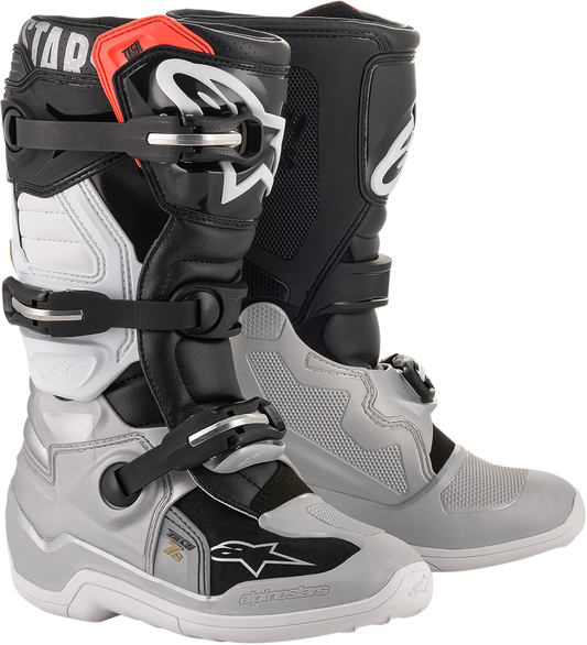 ALPINESTARS Tech 7S Boot - Black/Silver/White/Gold - US 8 2015017-1829-8