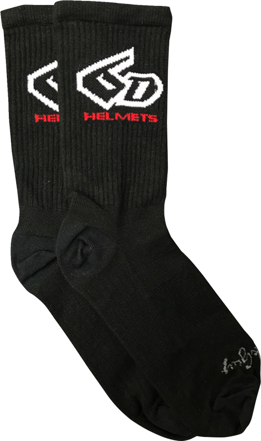 6D Cycling Socks - Black - Small/Medium 52-7000
