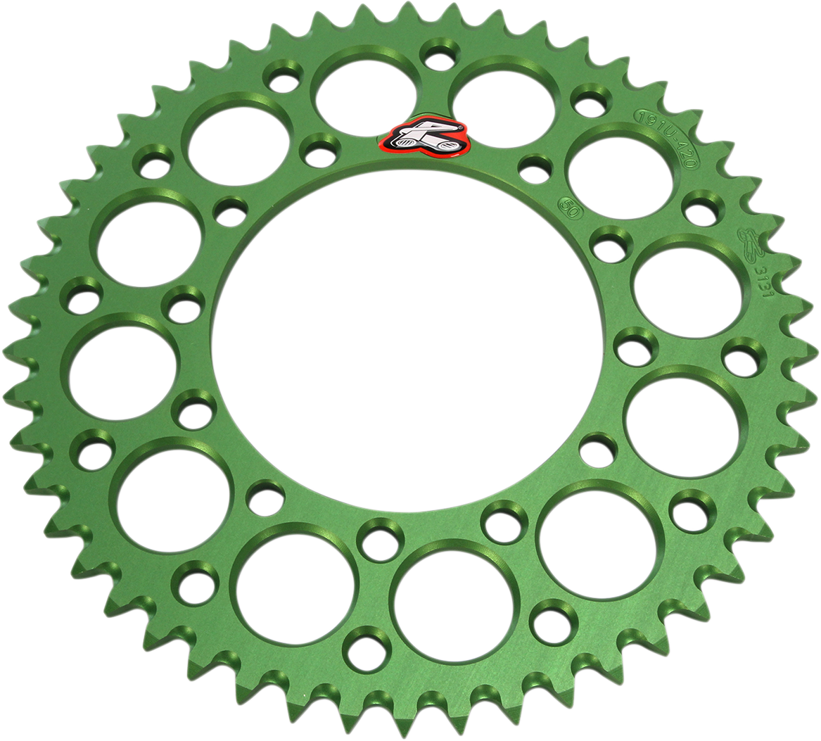 RENTHAL Sprocket - Kawasaki - Green - 50 Tooth 191U-420-50GEGN