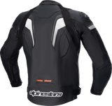Chaqueta de cuero ALPINESTARS GP Plus R v3 Rideknit - Negro/Blanco - US 40 / EU 50 31003211250 