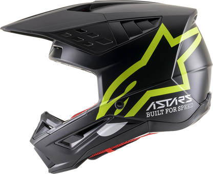 ALPINESTARS SM5 Helmet - Compass - Matte Black/Yellow Fluo - XS 8303321-1559-XS