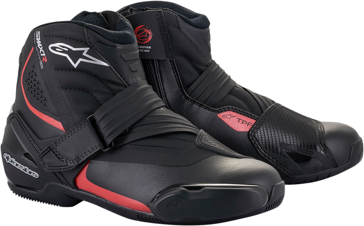 ALPINESTARS SMX-1 R v2 Boots - Black/Red - US 5 / EU 38 2224521-13-38