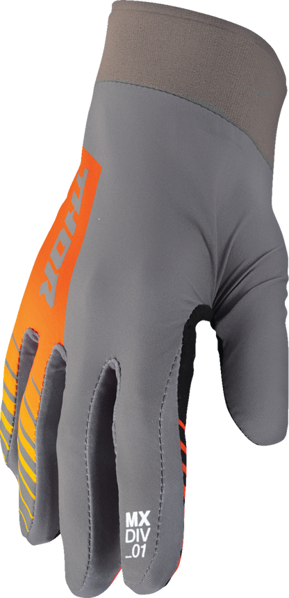 THOR Agile Gloves - Analog - Charcoal/Orange - XL 3330-7667