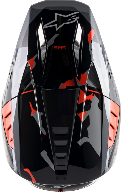 ALPINESTARS SM5 Helmet - Rover - Gray/Red - XS 8303921-1392-XS