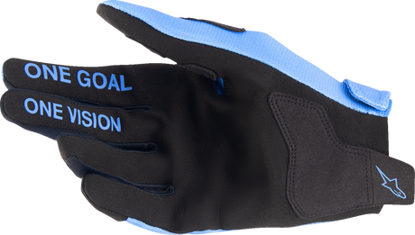 ALPINESTARS Youth Radar Gloves - Light Blue/Black - XS 3541824-7056-XS