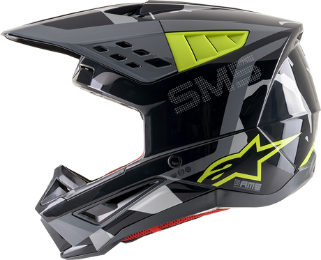 ALPINESTARS SM5 Helmet - Rover - Gray/Yellow - Medium 8303921-1592-MD