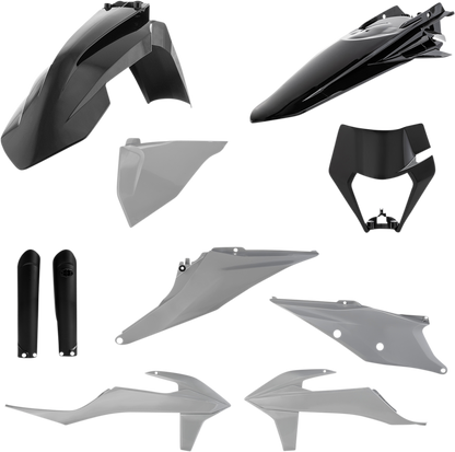 ACERBIS Full Replacement Body Kit - Gray/Black 2791541001