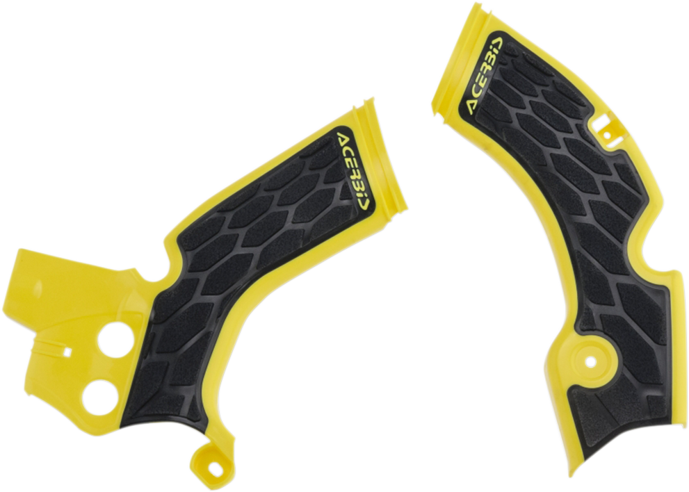 ACERBIS X-Grip Frame Guards - Yellow/Black 2688751017