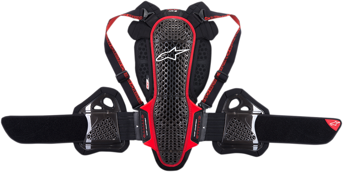 Protector de espalda ALPINESTARS Nucleon KR-3 - Negro/Rojo - XL 6504718-13-XL 