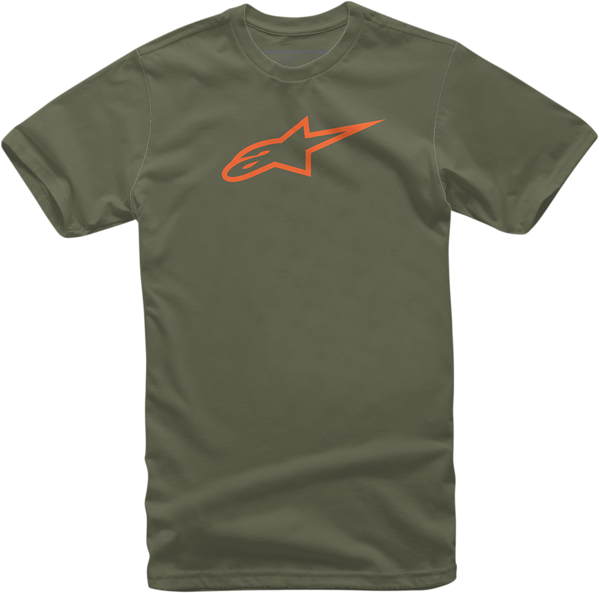 ALPINESTARS Ageless T-Shirt - Military/Orange - Large 1032720306940L