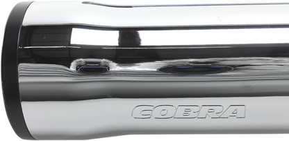 COBRA 3" RPT Mufflers for '00-'06 Softail - Chrome 6054