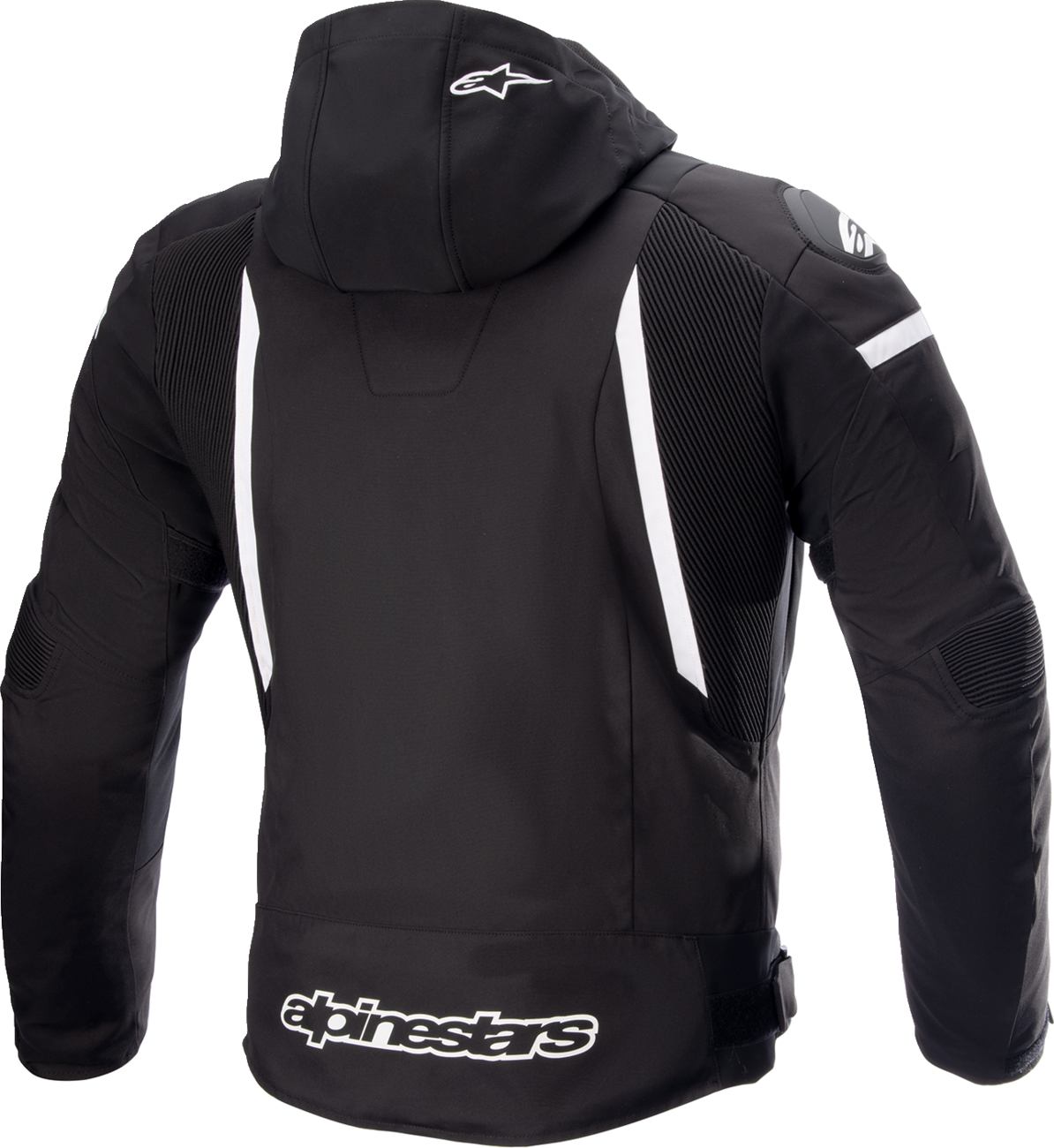 Chaqueta impermeable ALPINESTARS Zaca - Negro/Blanco - 3XL 3206423-12-3XL 