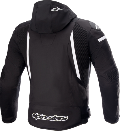 ALPINESTARS Zaca Waterproof Jacket - Black/White - Large 3206423-12-L