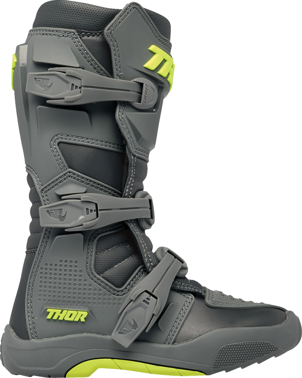 THOR Youth Blitz XR Boots - Gray/Charcoal - Size 4 3411-0741