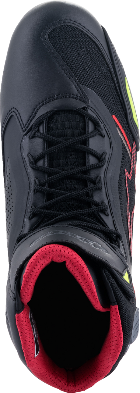 ALPINESTARS Faster-3 Rideknit® Shoes - Black/Red/Yellow - US 14 251031913614