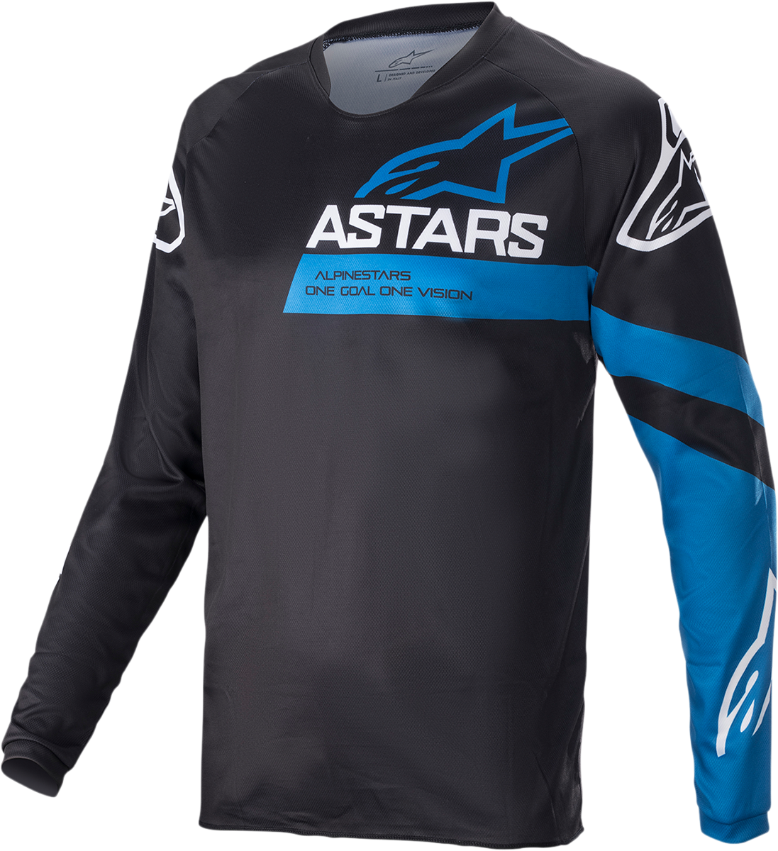 ALPINESTARS Racer V3 Long-Sleeve Jersey - Black/Bright Blue - Large 1762822-1078-LG