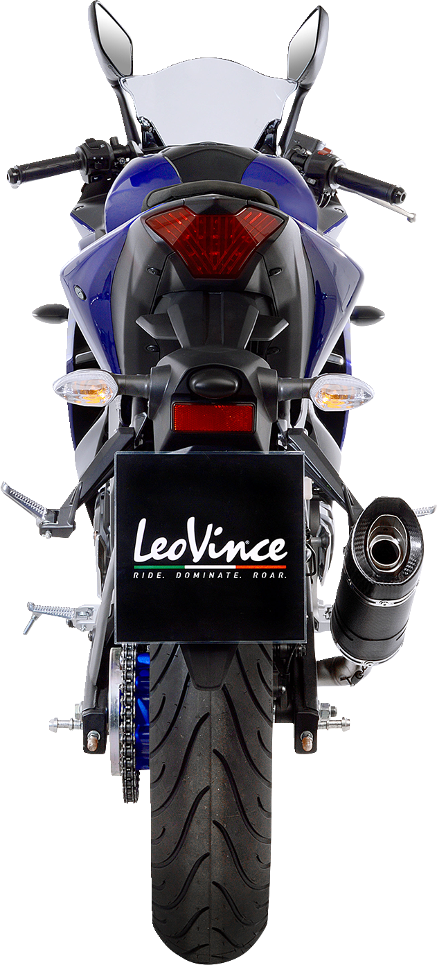 LEOVINCE LV Pro Slip-On Muffler - Carbon Fiber 14258E