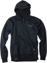 FACTORY EFFEX Sudadera con capucha y cremallera Goldwing Icon - Negro - Grande 25-88804 