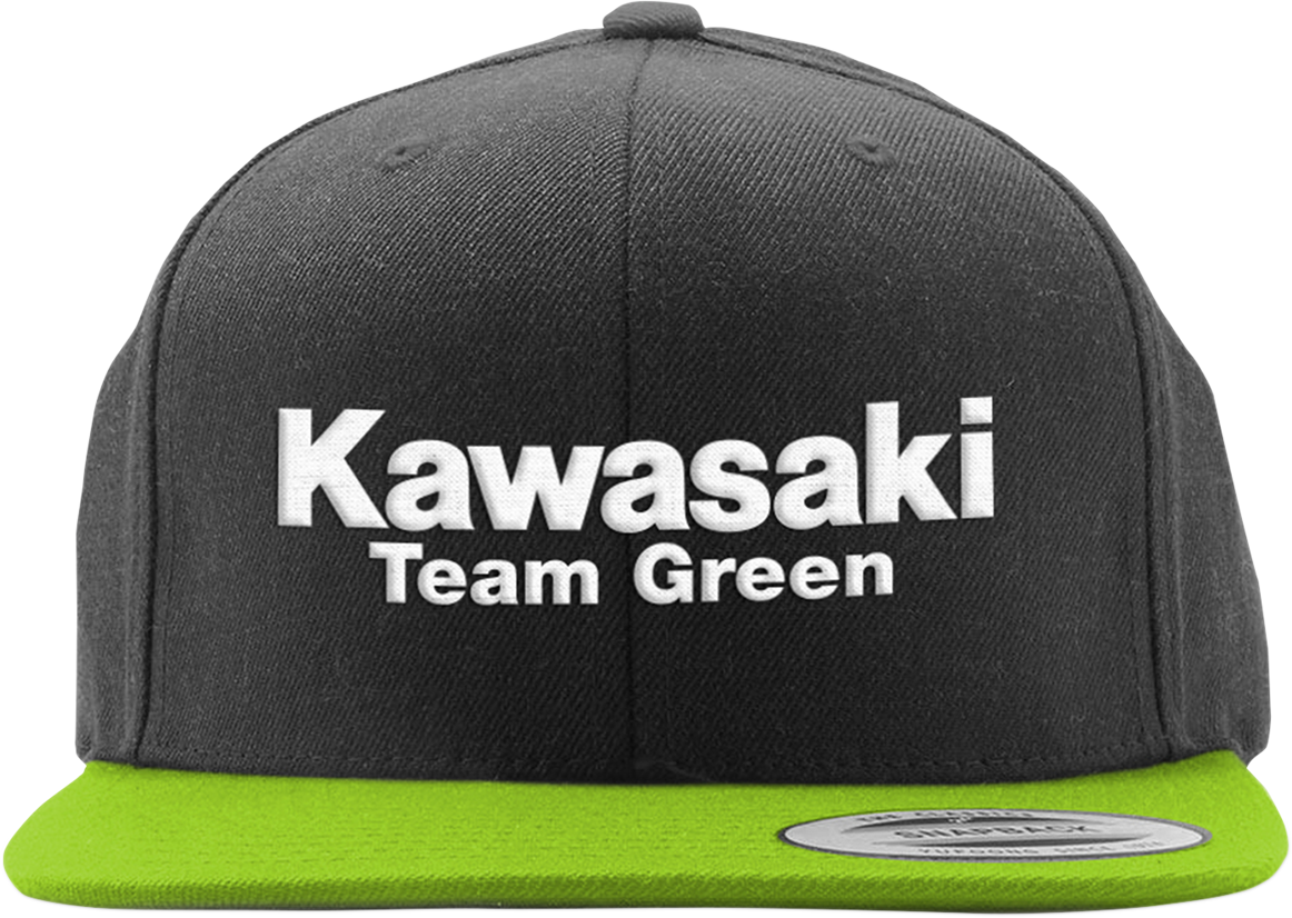 FACTORY EFFEX Kawasaki Team Green 2 Hat - Black/Green 22-86104