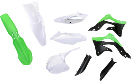 ACERBIS Full Replacement Body Kit - OEM '13 White/Black/Green 2314203914