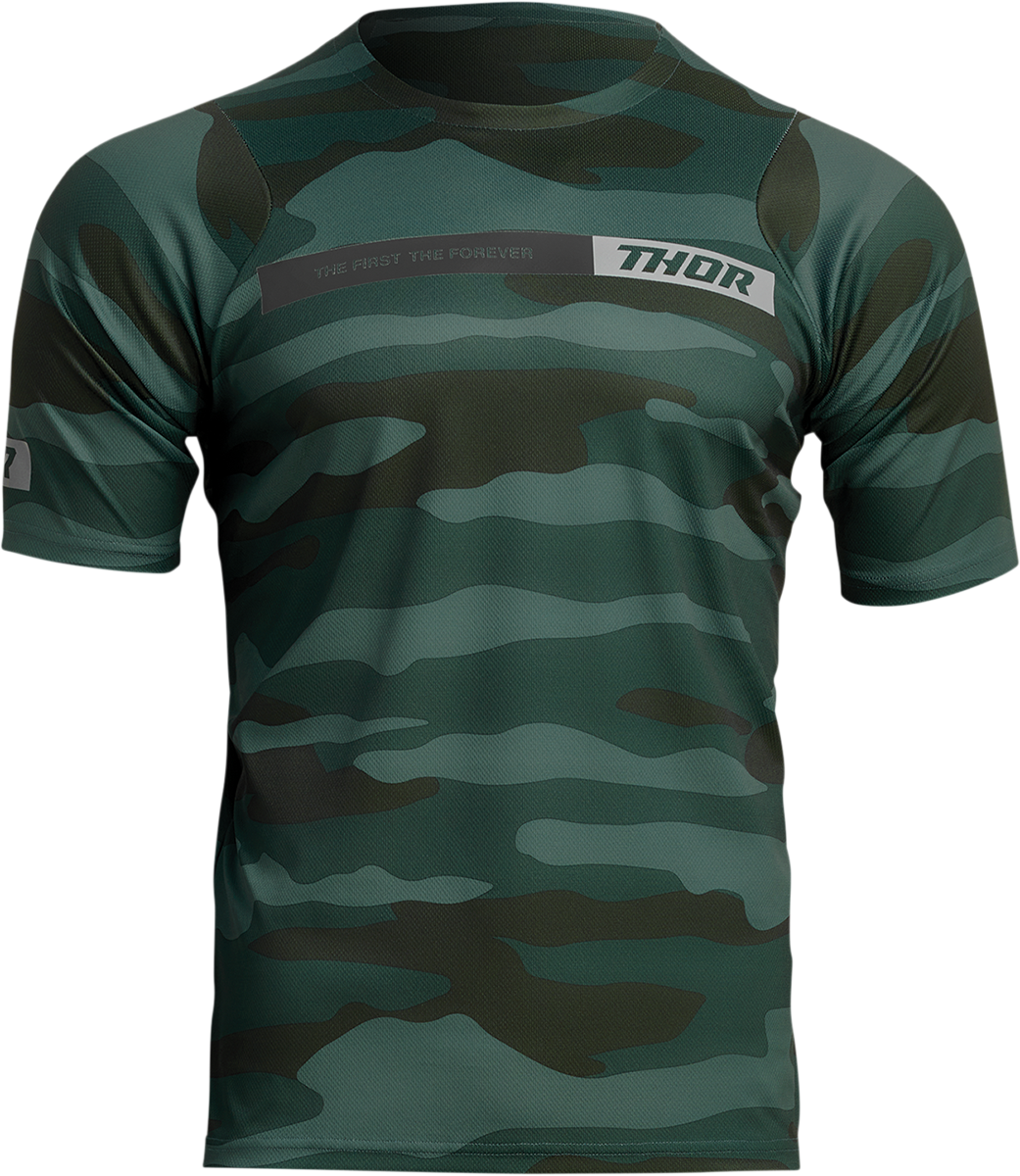 THOR Assist Jersey - Short-Sleeve - Camo Green - XS 5020-0019