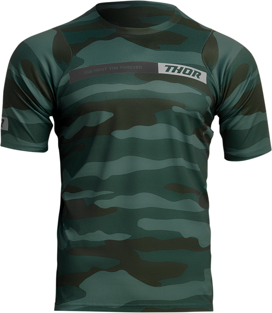 THOR Assist Jersey - Short-Sleeve - Camo Green - Large 5020-0022