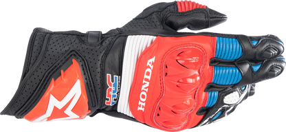 Guantes ALPINESTARS Honda GP Pro R3 - Negro/Rojo brillante/Azul - Pequeño 3556223-1317-S 