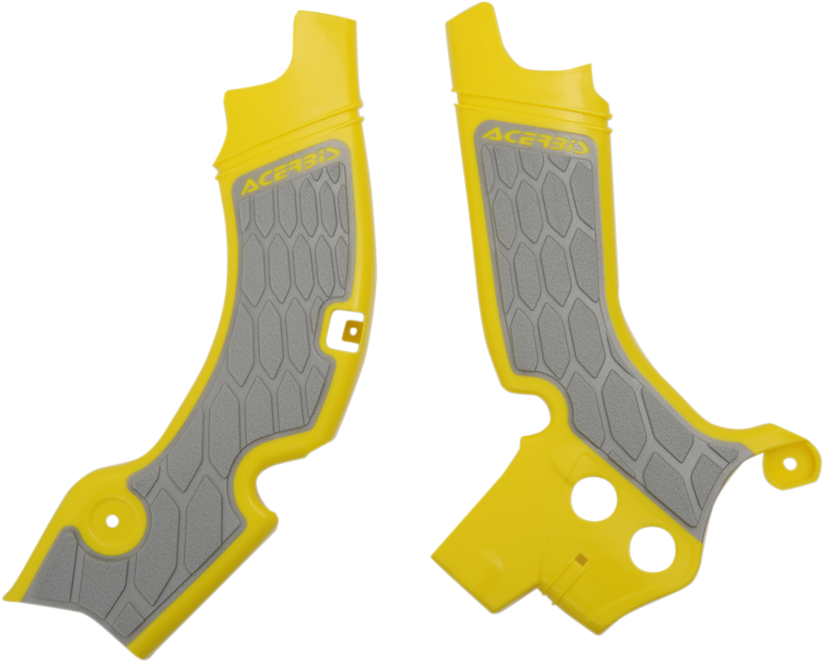 Protectores de bastidor ACERBIS X-Grip - Gris/Amarillo - RM-Z 450 2630531120