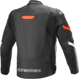 Chaqueta de cuero ALPINESTARS Faster v2 - Negro/Rojo - US 44 / EU 54 3103521-1030-54 