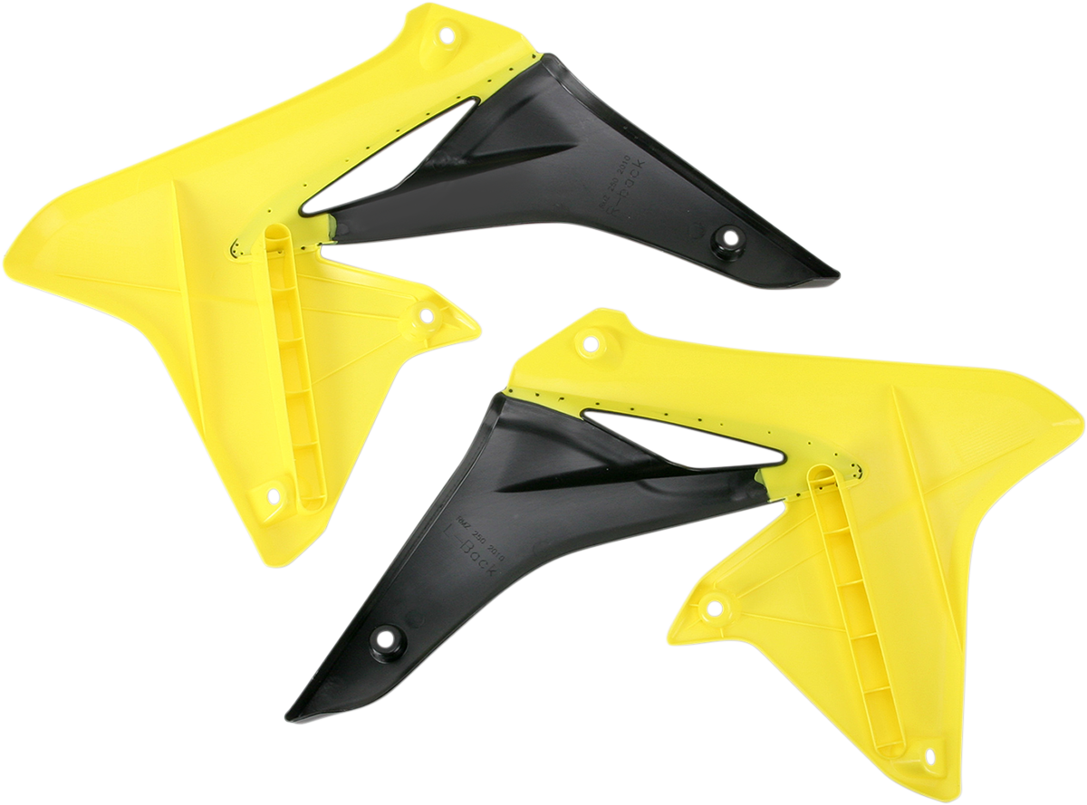 ACERBIS Radiator Shrouds - Yellow/Black 2171911017