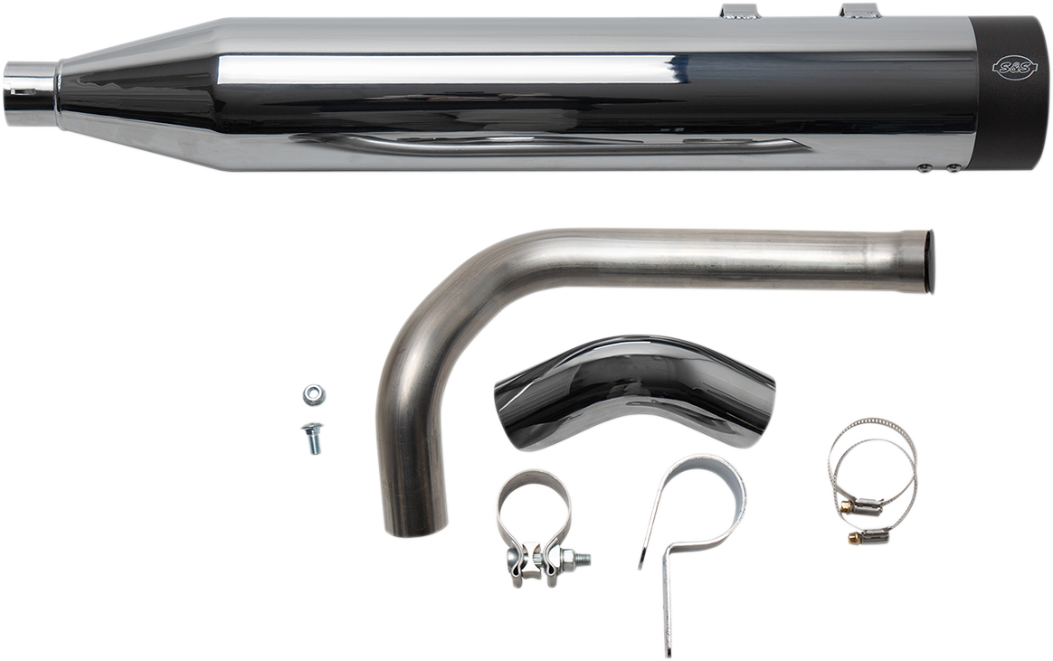 S&S CYCLE Shadow Muffler - Chrome FOR 09-20 MODELS ONLY 550-0829