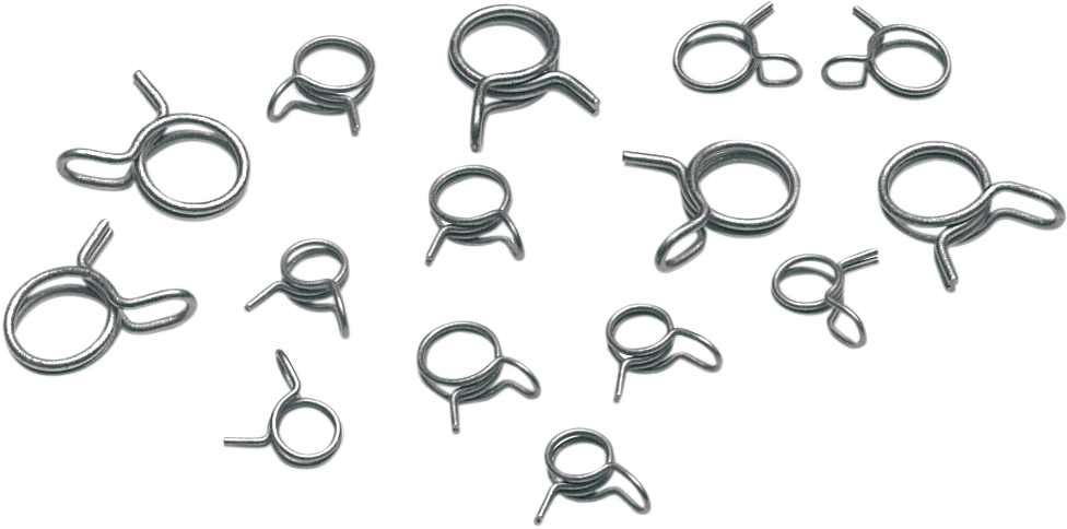 MOOSE RACING Wire Clamps - Assortment - 150-Piece 111-1505