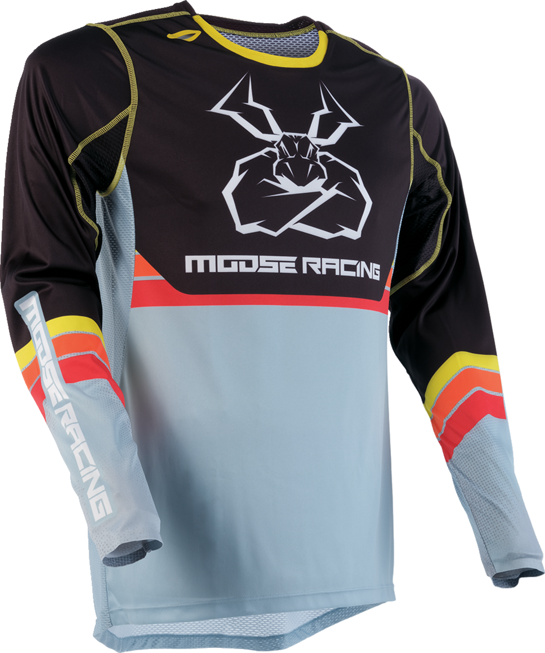 MOOSE RACING Agroid Jersey - Gray/Yellow - Small 2910-7512