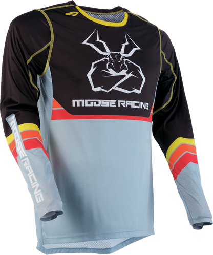 MOOSE RACING Agroid Jersey - Gray/Yellow - Large 2910-7514