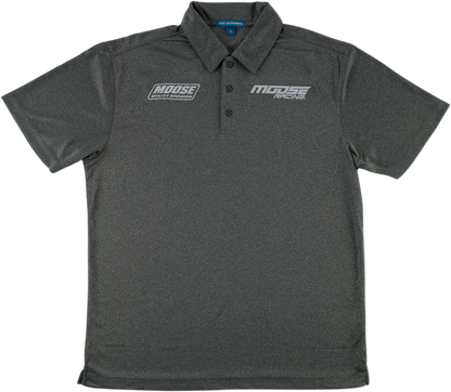 MOOSE RACING Polo Shirt - Heather Charcoal - XL 3040-2657