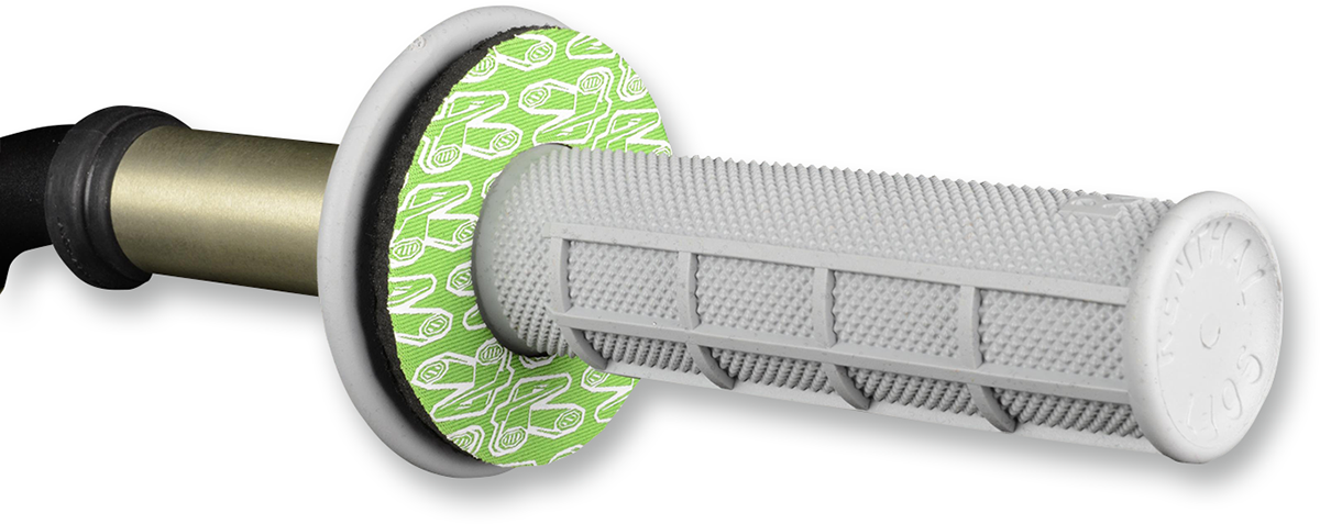 RENTHAL Grip Donutz - Blanco/Verde G203 