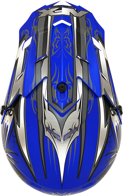 Casco AFX FX-17 - Mariposa - Azul mate - XL 0110-7125