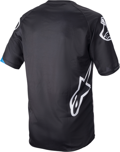 Camiseta ALPINESTARS Racer V3 - Negro/Azul brillante - Pequeña 1762922-1078-SM 
