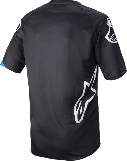 Camiseta ALPINESTARS Racer V3 - Negro/Azul brillante - Mediano 1762922-1078-MD 