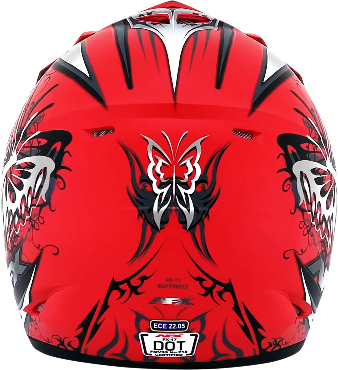 AFX FX-17 Helmet - Butterfly - Matte Ferrari Red - Large 0110-7119