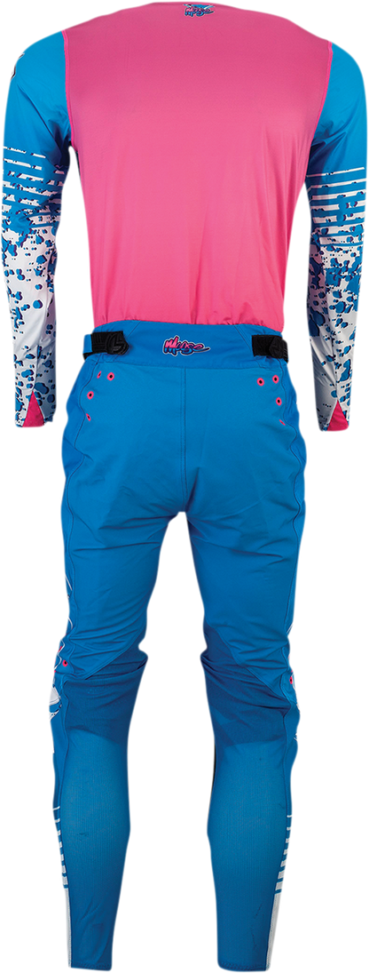 MOOSE RACING Agroid Pants - Blue/Pink/White - 28 2901-9240