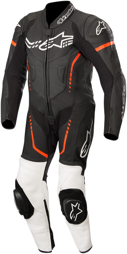 ALPINESTARS Youth GP Plus 1-Piece Leather Suit - Black/White/Red Fluorescent - US 26 / EU 140 31405181231140