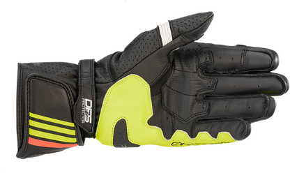 ALPINESTARS GP Plus R v2 Gloves - Black/Fluo Yellow/Fluo Red - 3XL 3556520-1538-3X