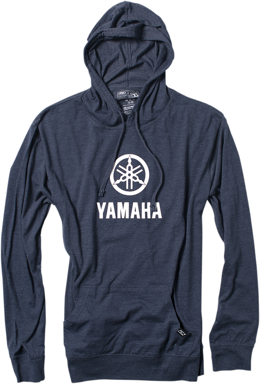 FACTORY EFFEX Yamaha Stacked Pullover Hoodie - Navy - Large 20-88214