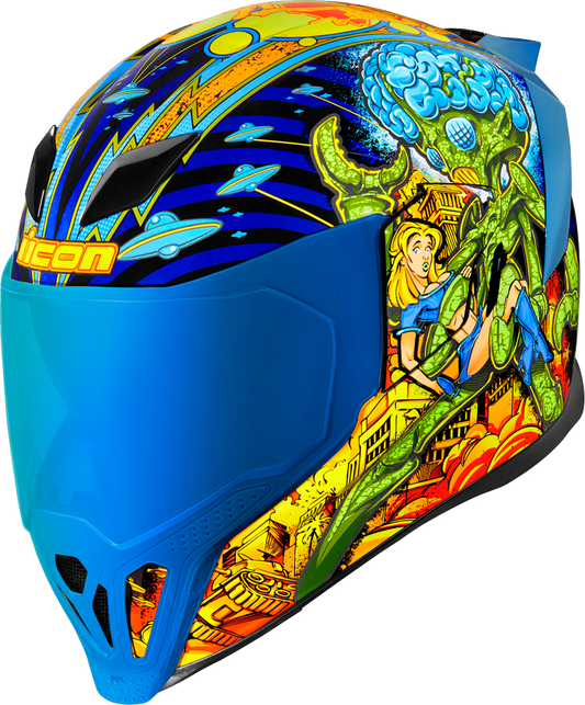 ICON Airflite™ Helmet - Bugoid Blitz - Blue - Large 0101-15549