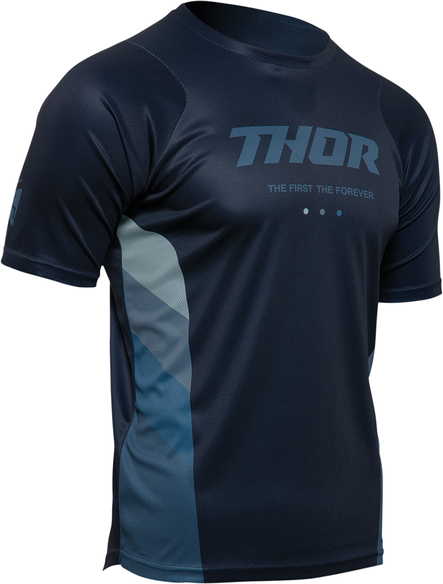 THOR Assist React Jersey - Midnight Blue/Teal - Large 5120-0183