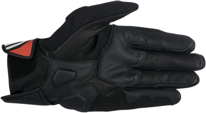 ALPINESTARS Booster Gloves - Black/Red - 2XL 3566917-13-2X