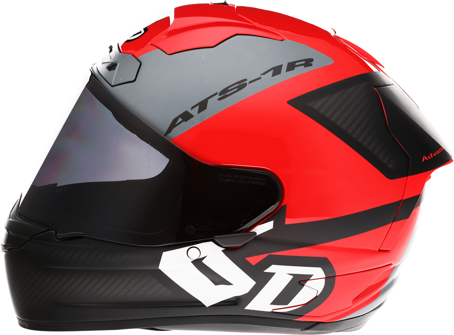 6D ATS-1R Helmet - Wyman - Red/Gray - Small 30-0735