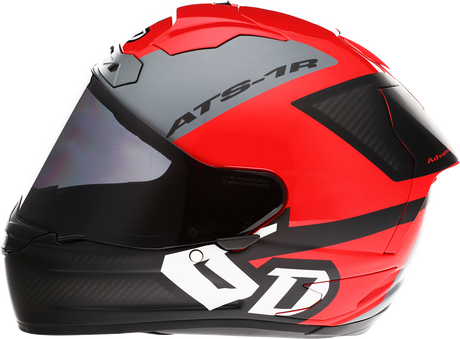 6D ATS-1R Helmet - Wyman - Red/Gray - 2XL 30-0739